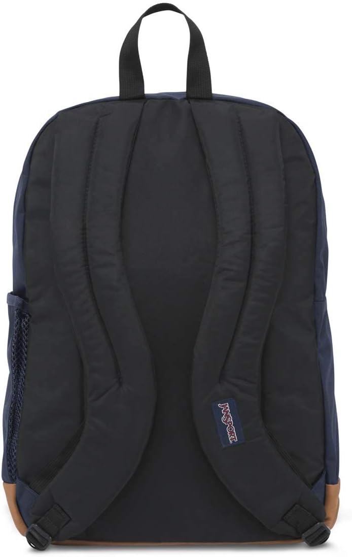 600 denier polyester body with synthetic leather bottom trim for abrasion resistance