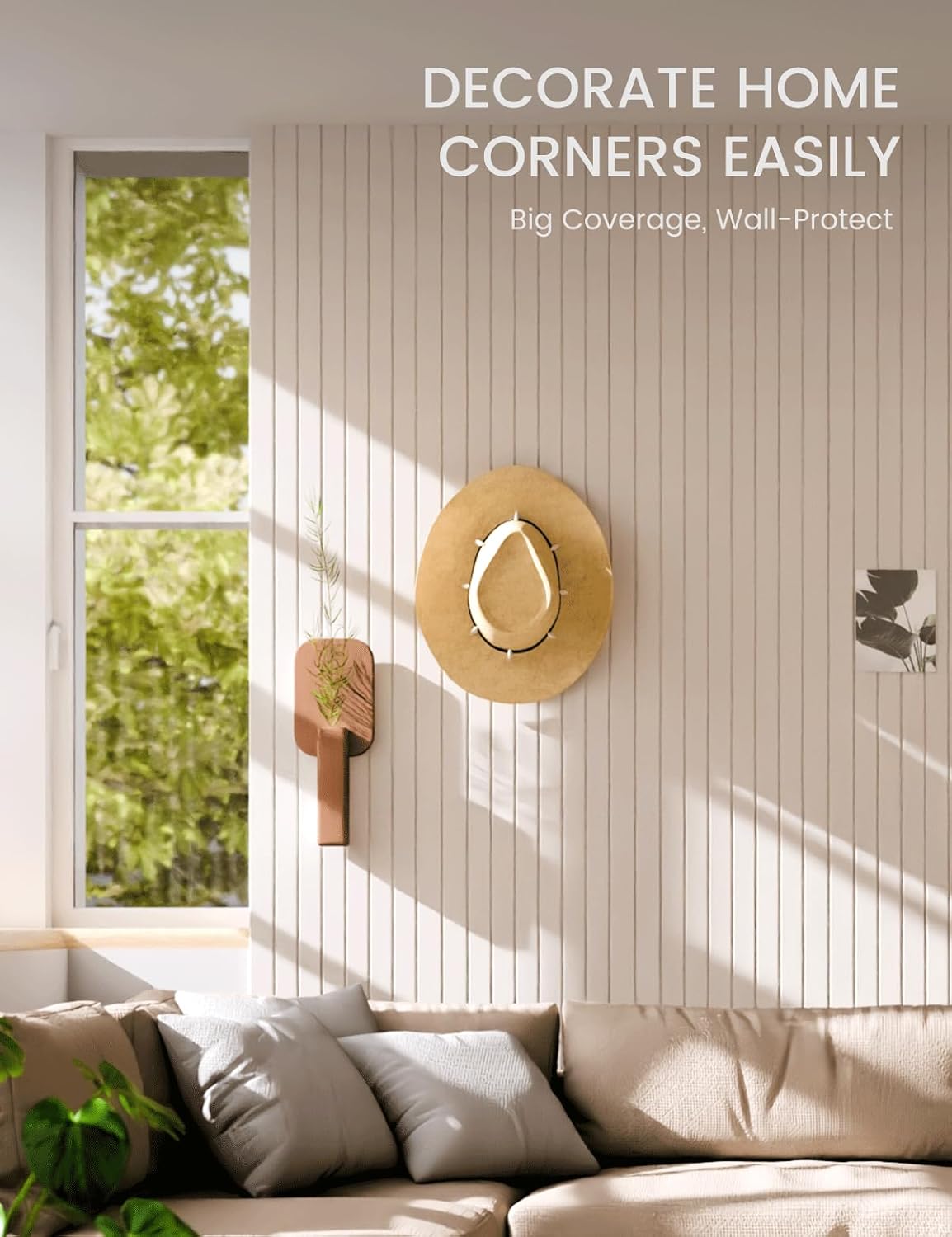 64 heavy-duty adhesive tabs for damage-free, residue-free wall mounting on smooth surfaces