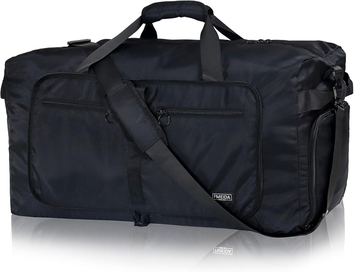 65l capacity in 24.5 x 11.5 x 14 in unfolded form, folding down to 10.24 x 9.06 in