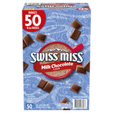 Swiss Miss Milk Chocolate Hot Cocoa Mix – Cozy Self-Care Nightcap for Mindful Evenings, 50 Single-Serve Packets