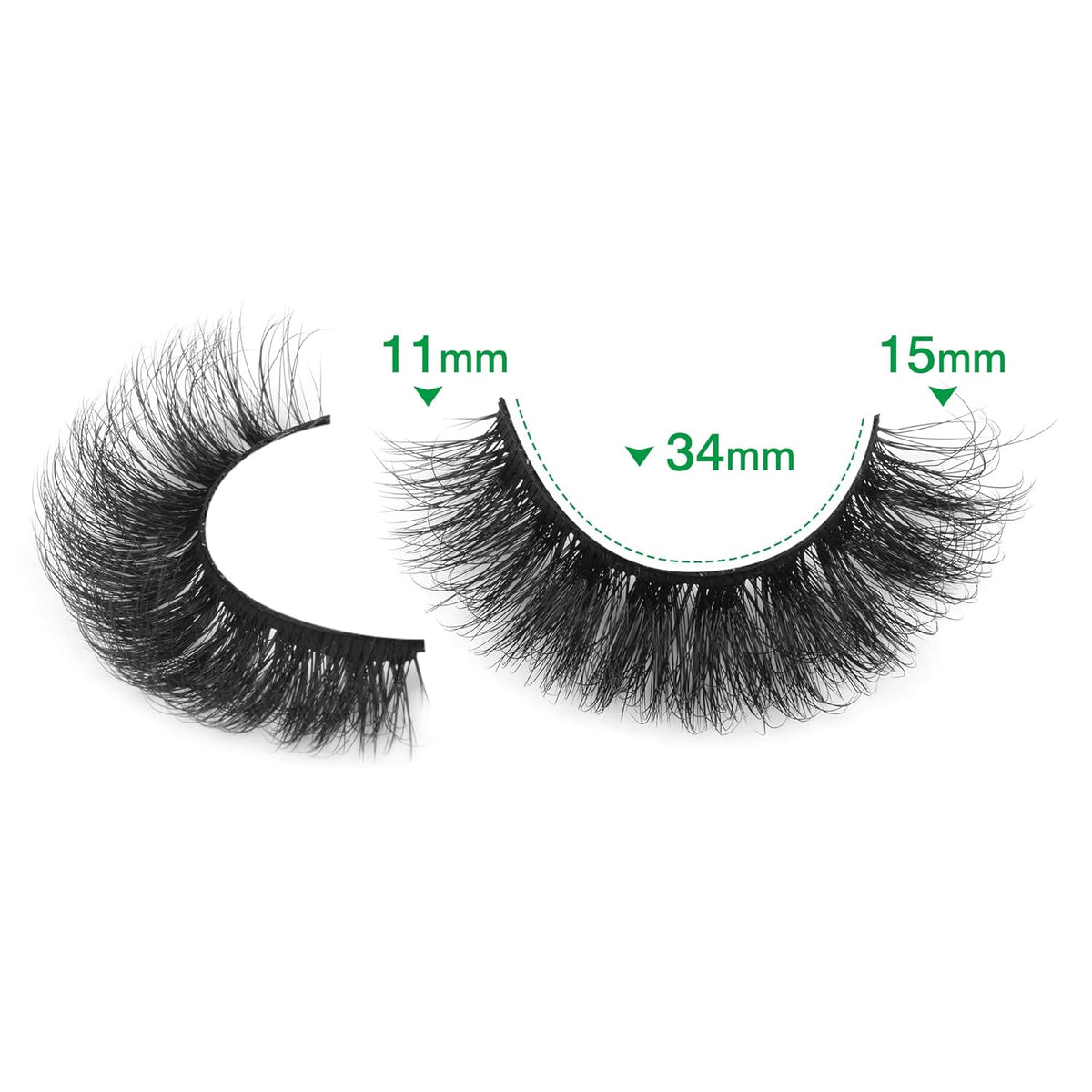 6d layered multi-dimensional lash design for fluffy volume