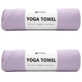 Eunzel Microfiber Yoga Mat Towel – Stable, No-Slip Surface to Prevent Mat Slides in Hot Studios