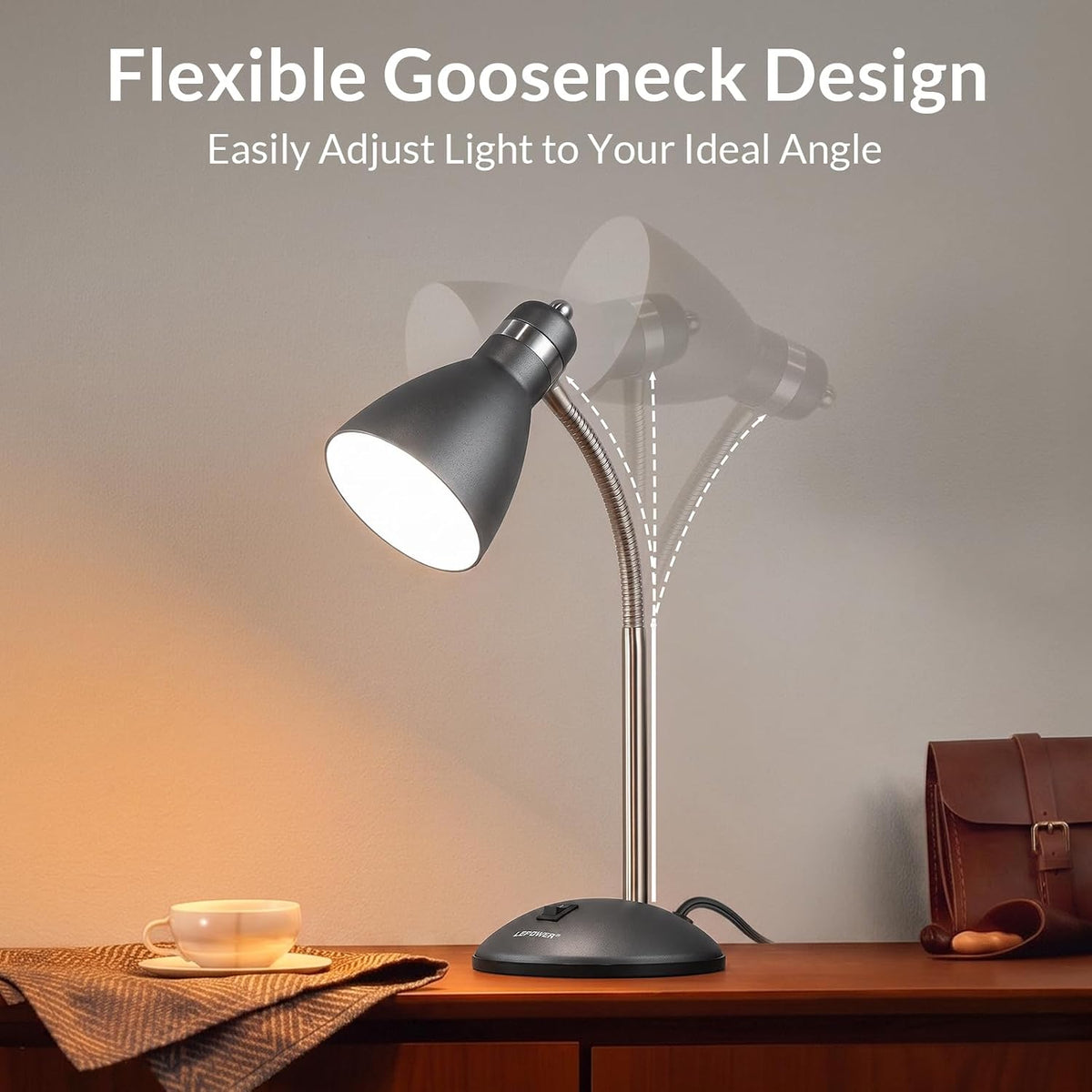 6w energy-efficient led light source, 110v corded power with usb connectivity