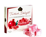 Cerez Pazari Pomegranate Turkish Delight – Elegant Birthday Gift Box for Her, Vegan Gourmet Candy
