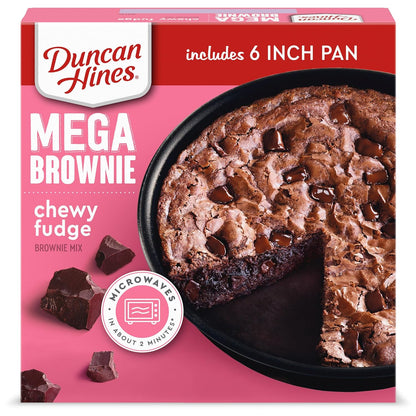 7.7 oz single-serve mega brownie mix pouch