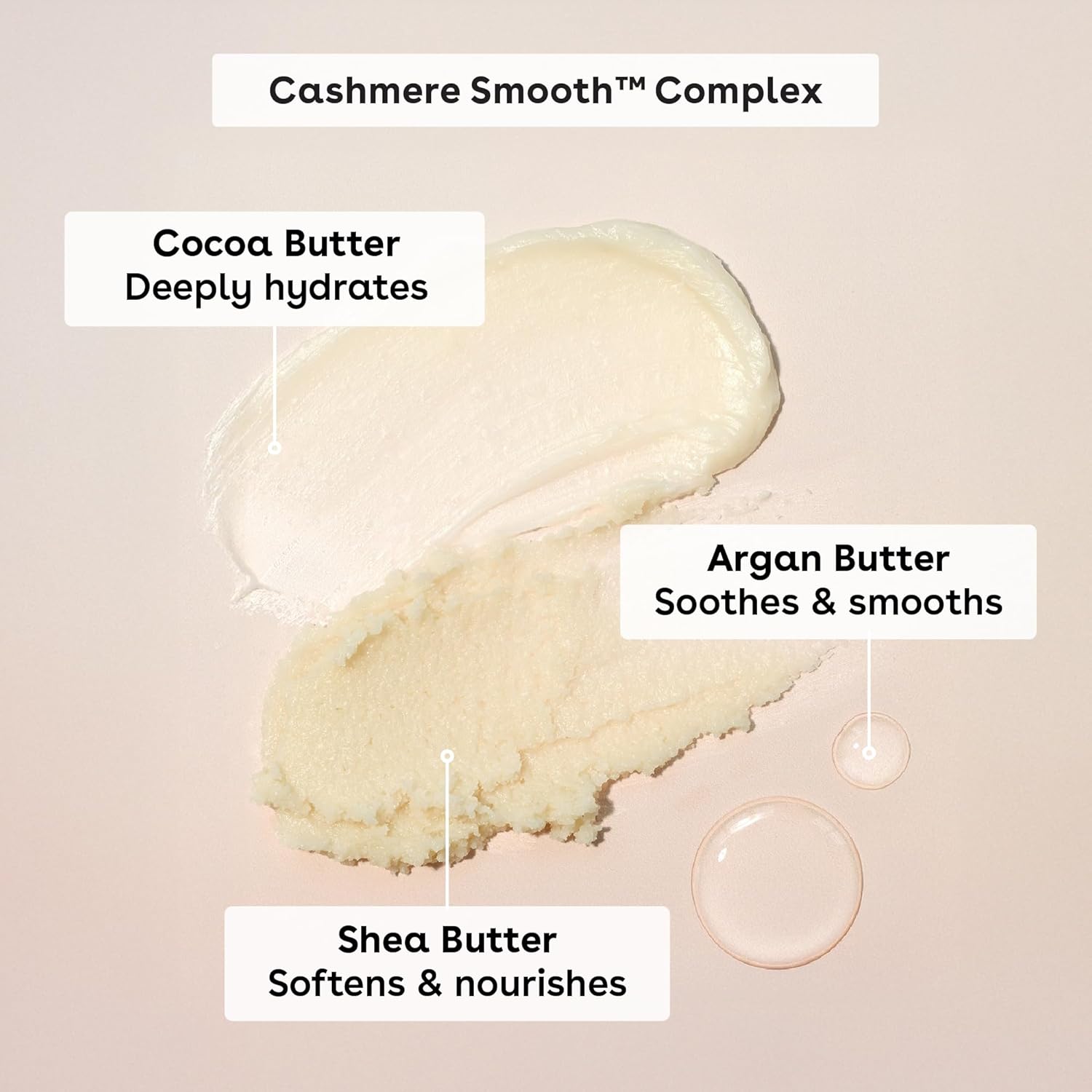 7 fl oz bottle designed as step 1 of a 3-step eos cashmere shave regimen