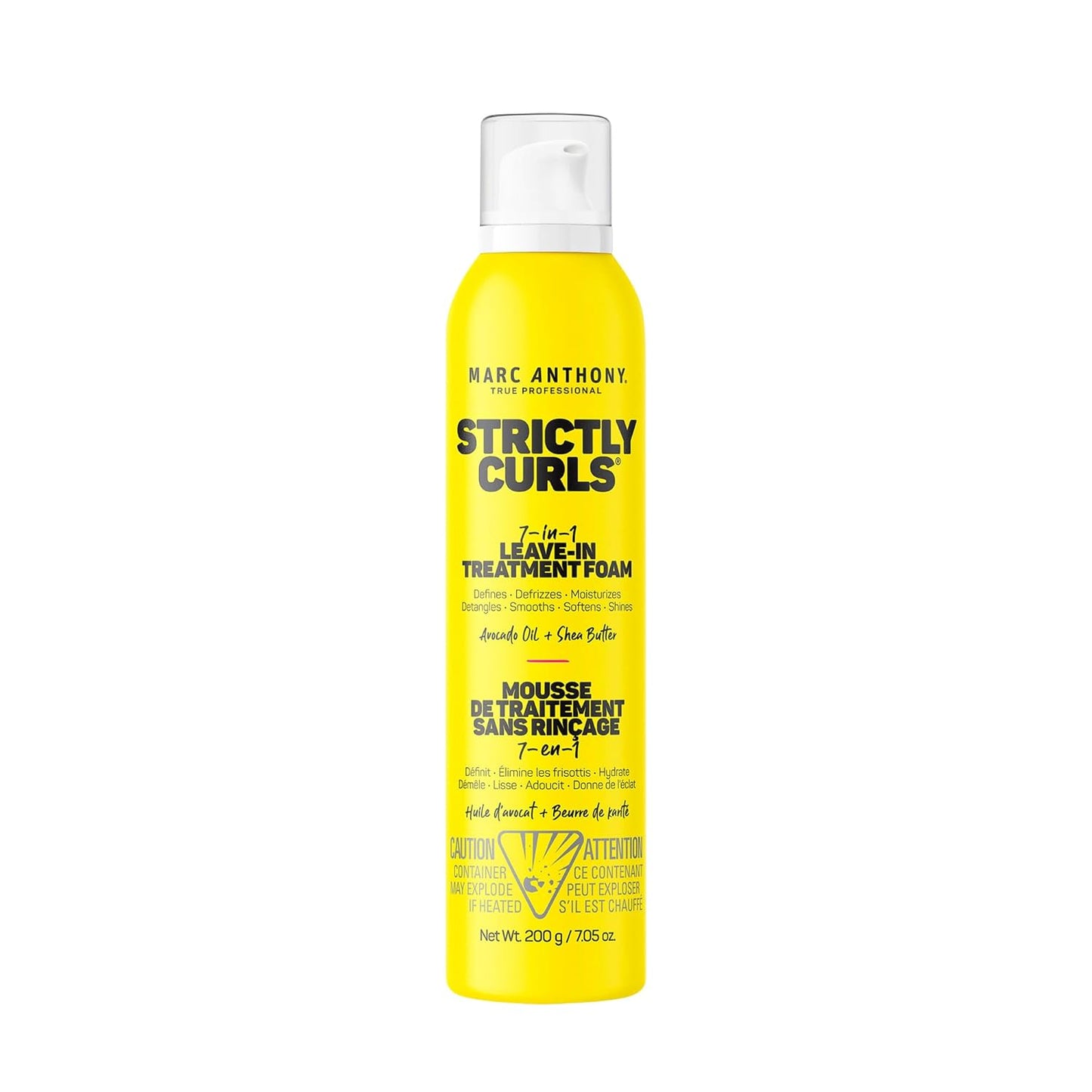 7-in-1 leave-in treatment foam (detangles, defines, reduces split ends, nourishes, moisturizes, adds shine, controls frizz)