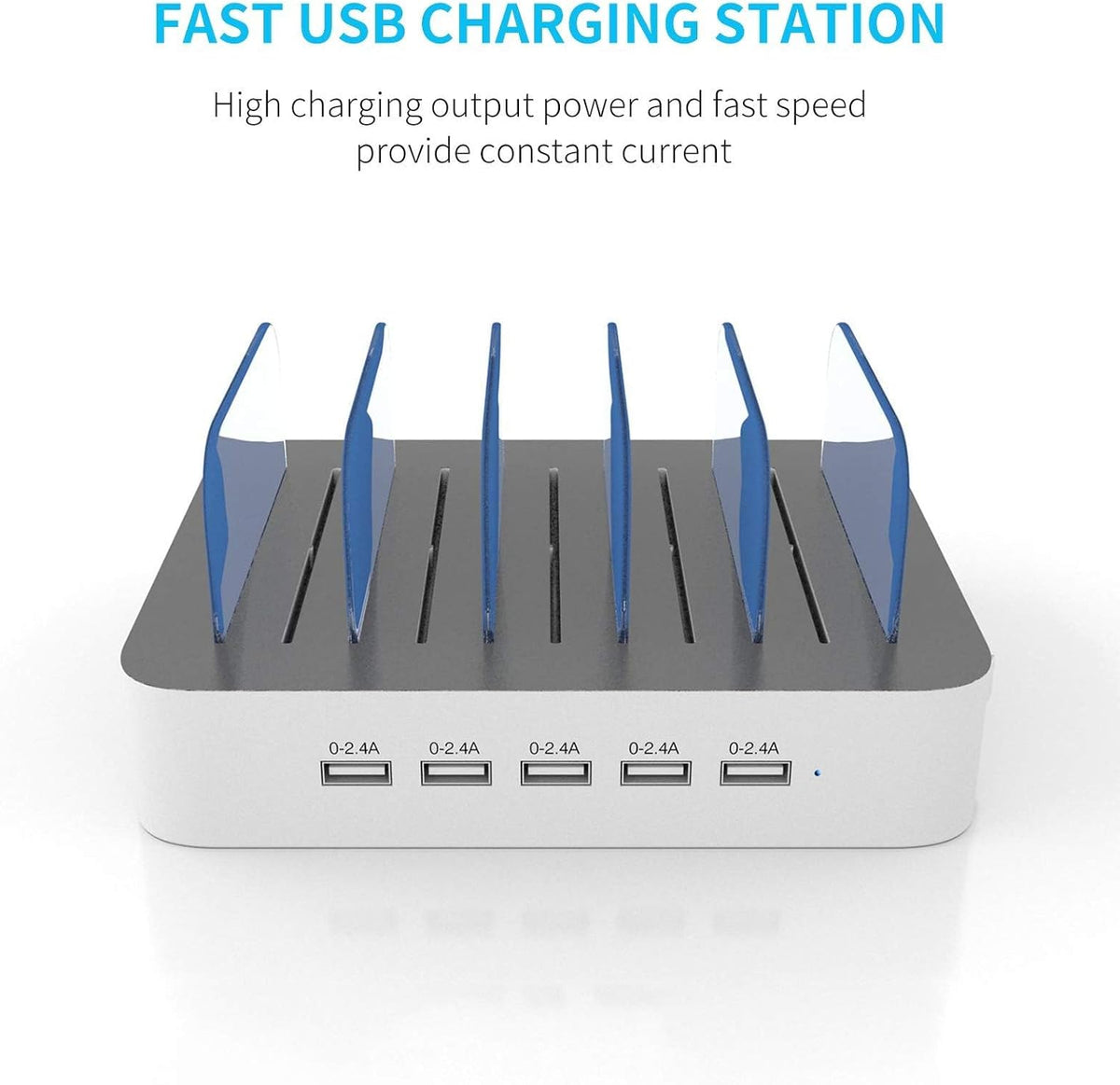 7 included cables: 3 apple lightning, 2 micro-usb, 2 usb-c