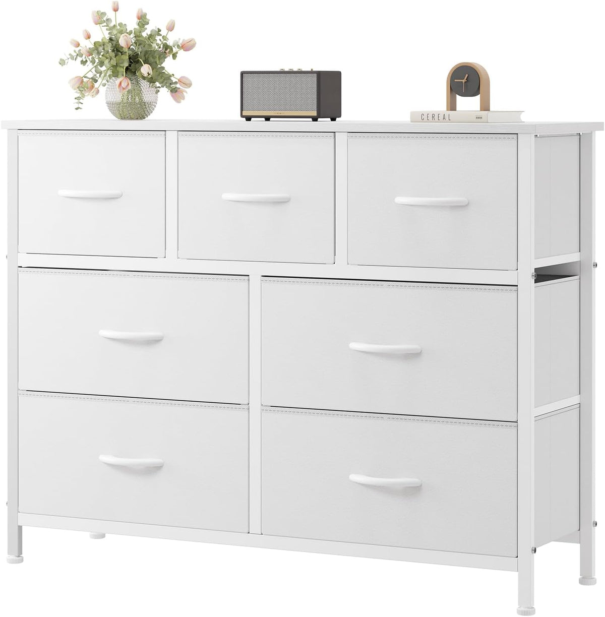 7 large-capacity fabric drawers (with 8-drawer tall variants available)