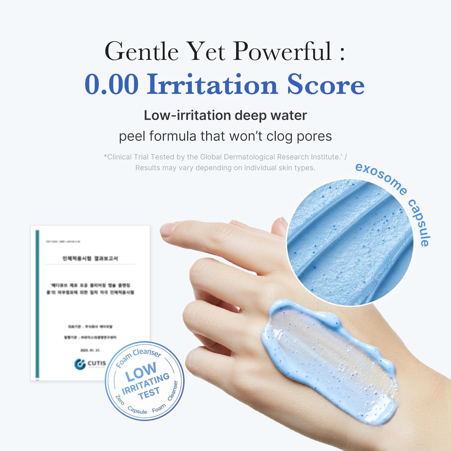 7 product line variants (red foam, zero foam, zero capsule, azelaic acid whip, kojic acid capsule, pdrn glutathione capsule, azelaic acid capsule) addressing different skin concerns