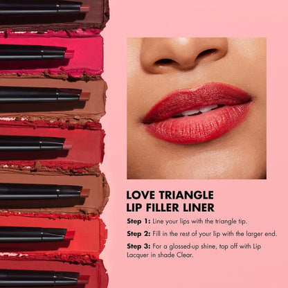 7-shade color range (plum, light brown, deep brown, hot pink, mauve, red, soft pink)