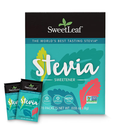 70 single-serve powder packets for grab-and-go portion control