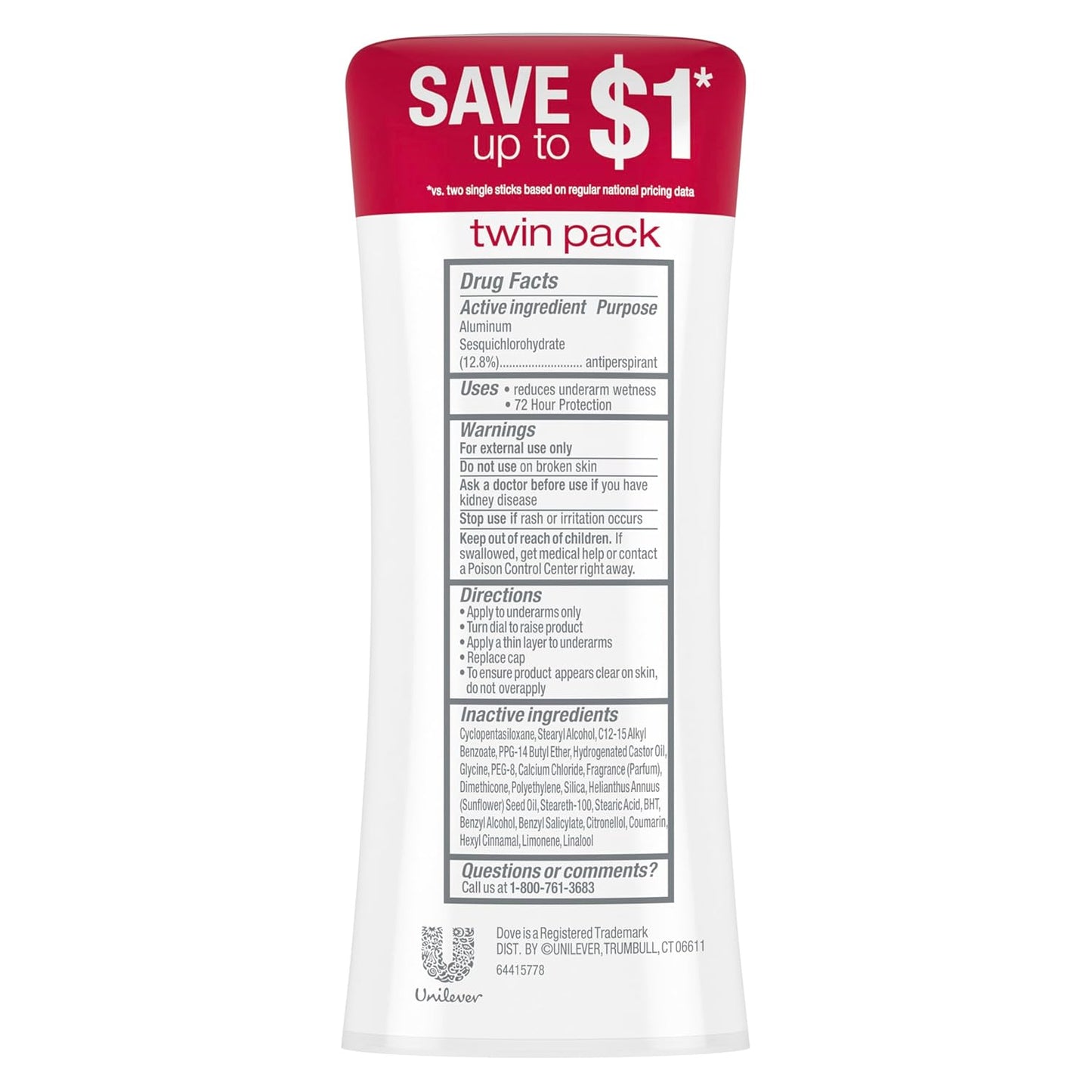 72-hour odor control with all-day sweat protection