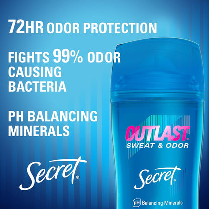 72-hour sweat and odor protection