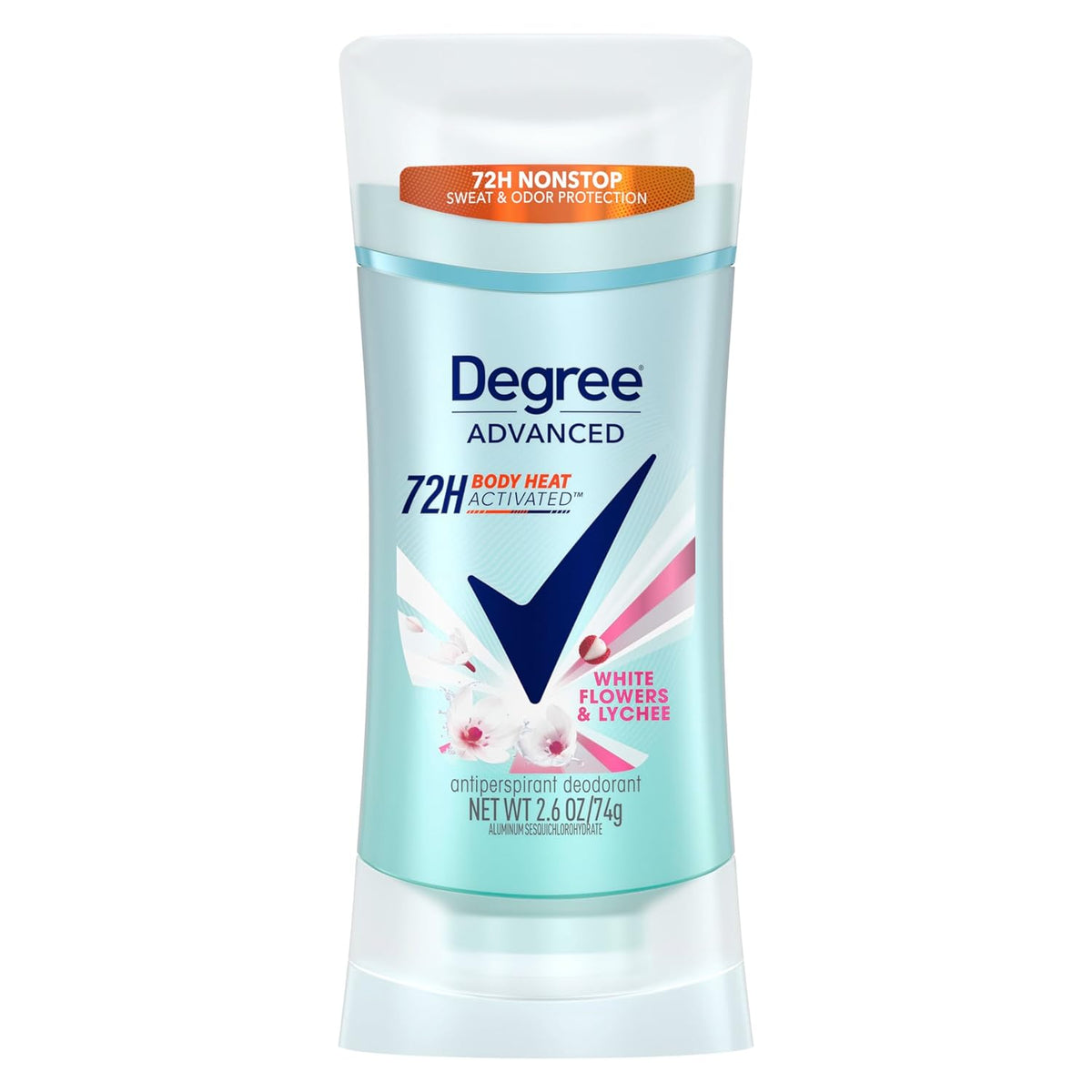 72-hour sweat and odor protection antiperspirant formula
