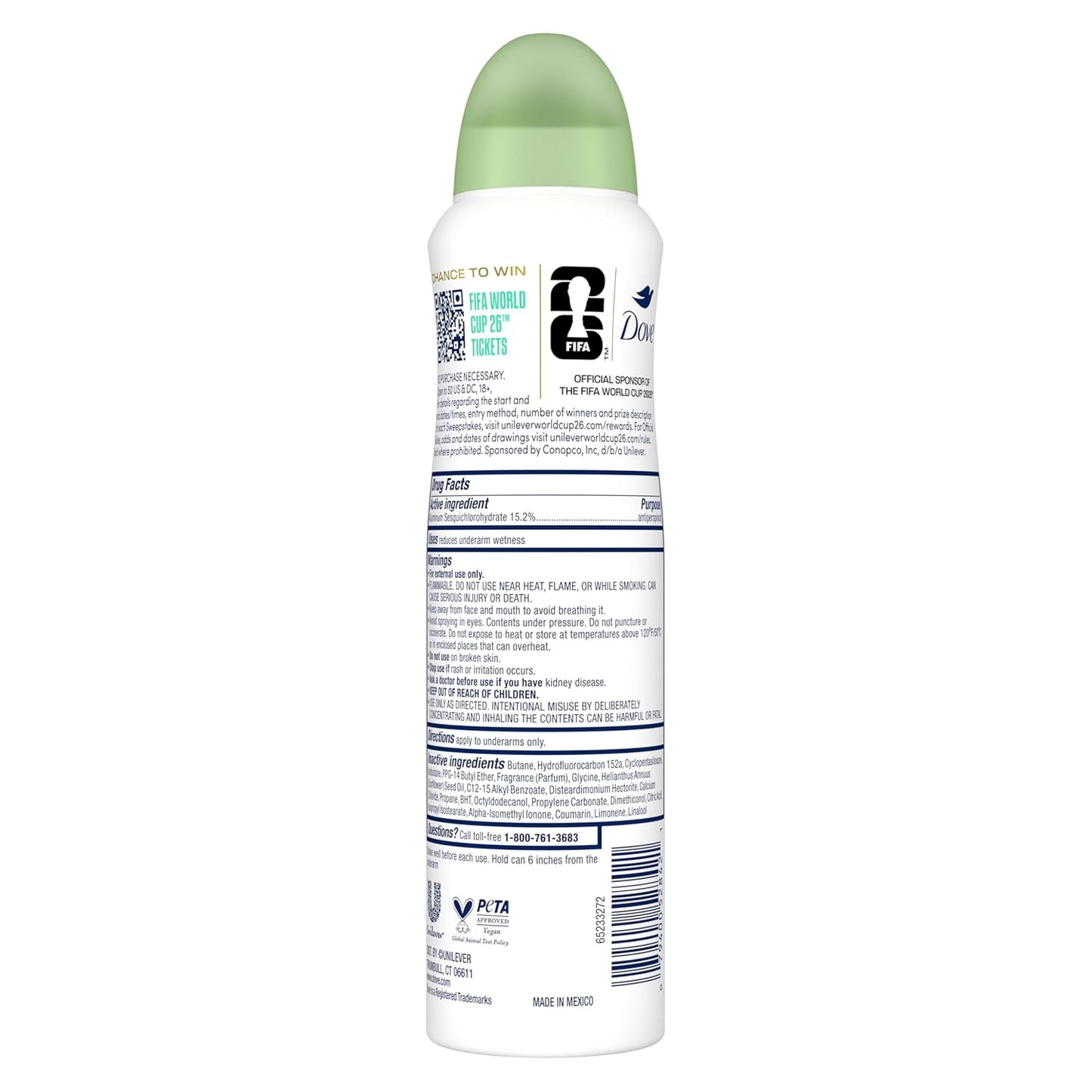 72-hour sweat and odor protection claim