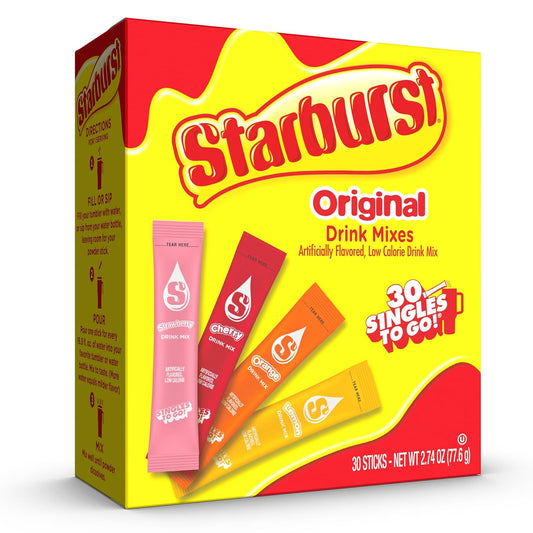 72 individually sealed powdered drink mix sticks across 12 boxes