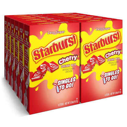 72 individually sealed powdered drink mix sticks across 12 boxes