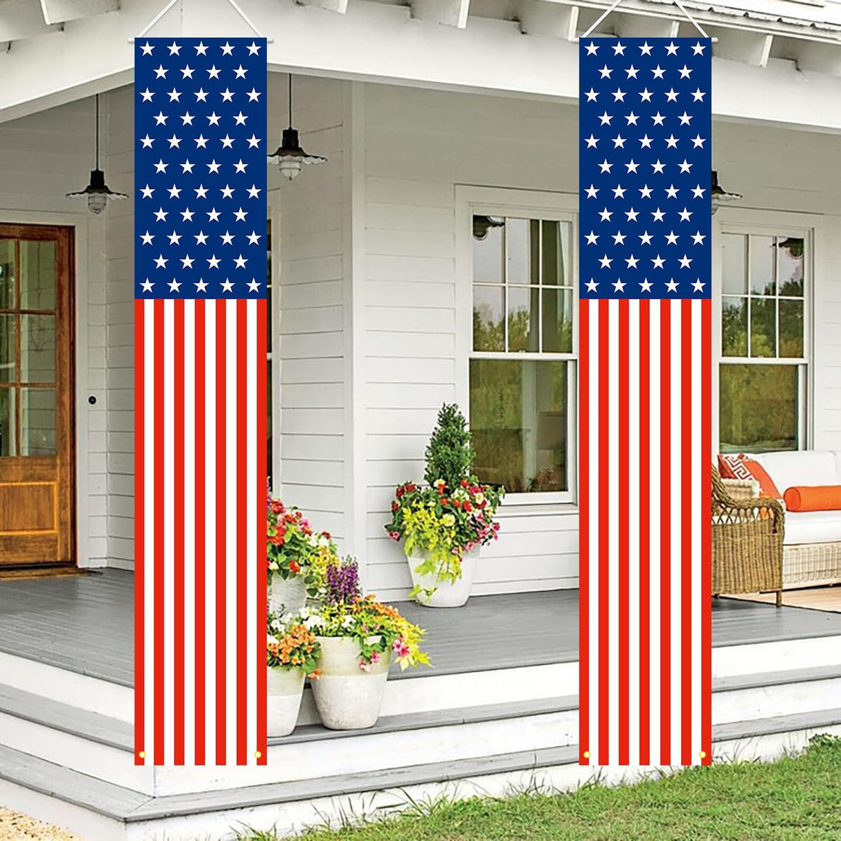 72"l x 12"w large-format vertical banner design