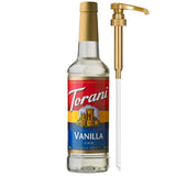 Torani Cane Sugar Vanilla Syrup – Sophisticated Flavoring for Upscale Dessert and Espresso Stations