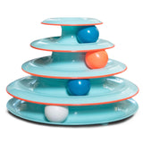 Catstages Tower of Tracks Cat Toy – Thoughtful Birthday Gift for Cat Moms, Interactive Indoor Enrichment