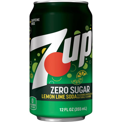 7UP Zero Sugar Soda, 12-Pack Cans – Thoughtful Hostess Gift for Housewarming Parties