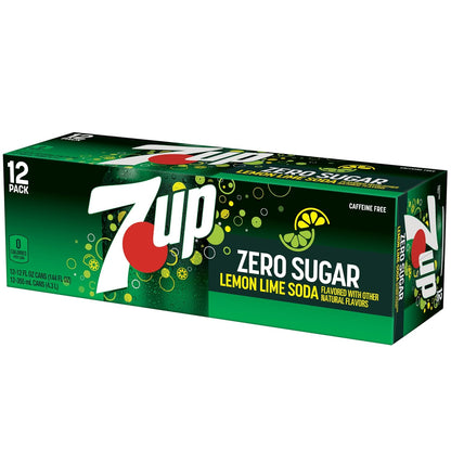 7UP Zero Sugar Soda, 12-Pack Cans – Thoughtful Hostess Gift for Housewarming Parties