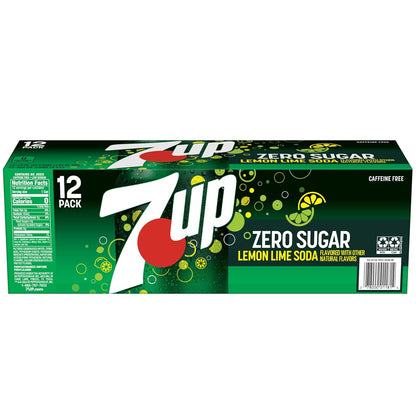 7UP Zero Sugar Soda, 12-Pack Cans – Thoughtful Hostess Gift for Housewarming Parties