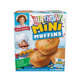 Little Debbie Birthday Cake Mini Muffins – Lunchbox Snack for Kids, 5 Single-Serve Pouches