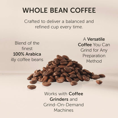 8.8-ounce recyclable metal can designed to protect whole beans from light, air, and moisture