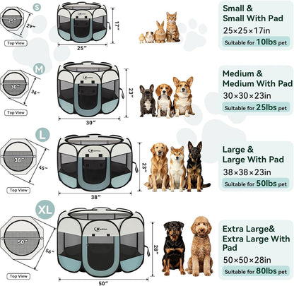 8 breathable mesh side panels plus a half-mesh zippered top for ventilation and visibility