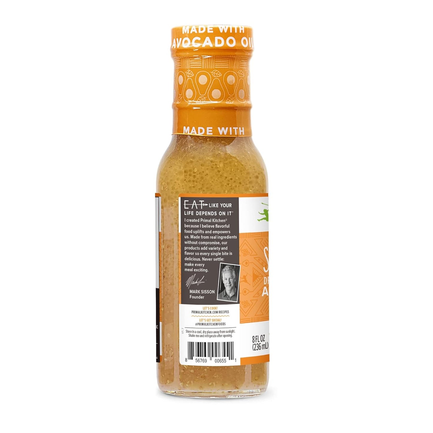 8 fl oz (236 ml) glass-style bottle format