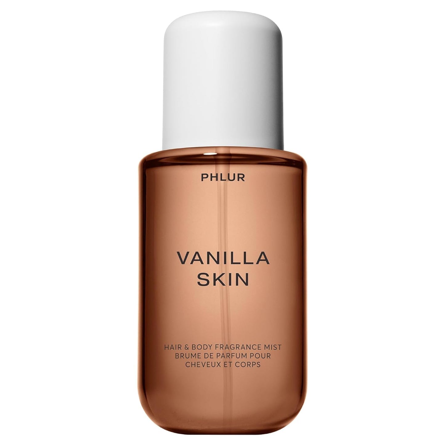 8 fl oz spray bottle designed for liberal all-over application on hair and body