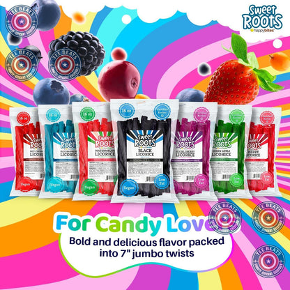 8 flavor variants: green apple, watermelon, black, huckleberry, hot cinnamon, strawberry, blue raspberry, cherry