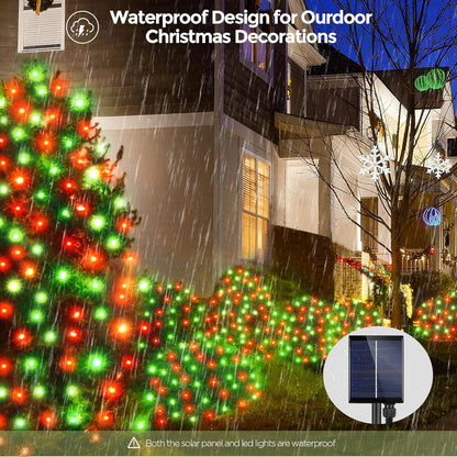 8 lighting modes plus 4 brightness levels selectable via included remote