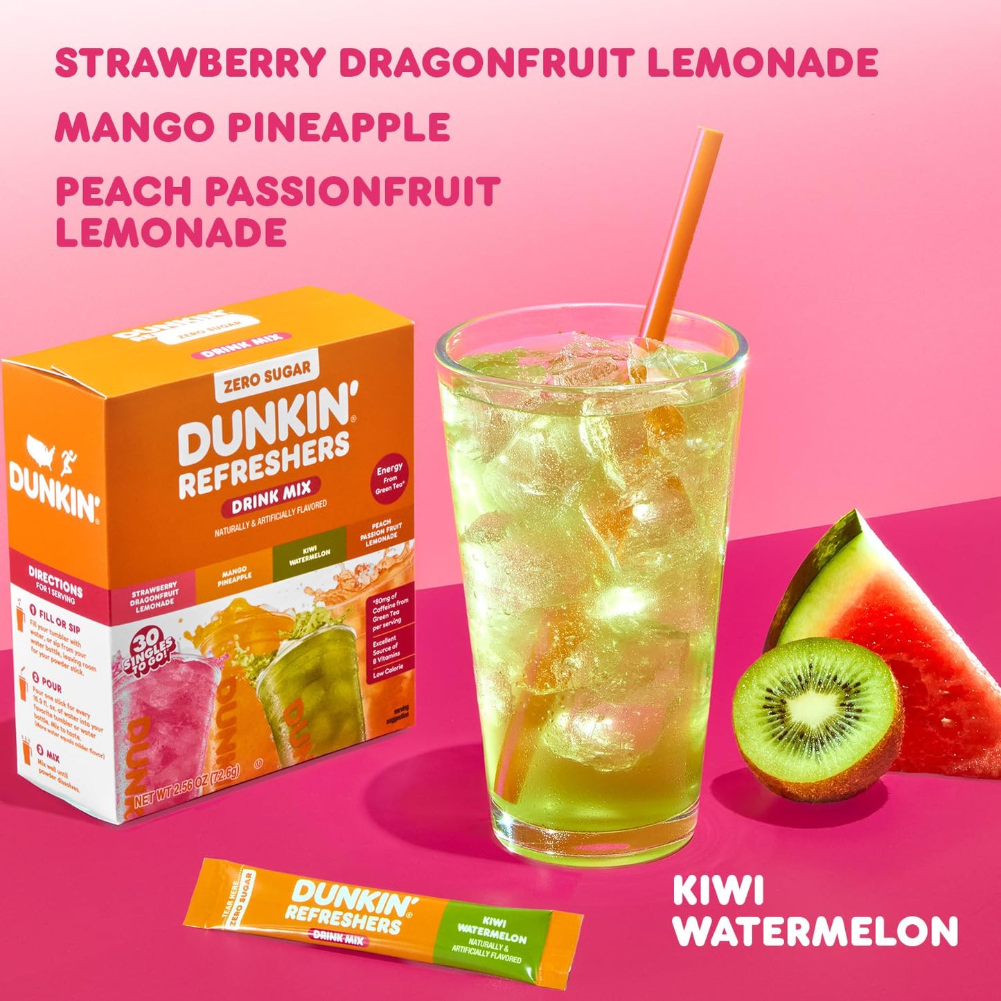 80mg caffeine per serving from green tea extract