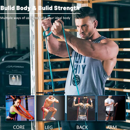 81.9-inch band length suitable for tall users and full-extension exercises