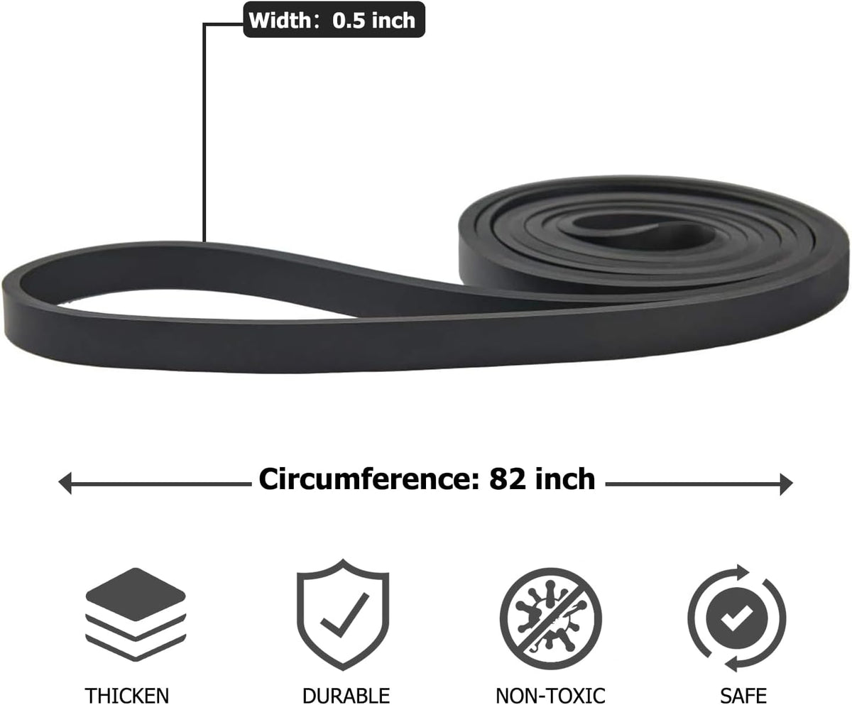 82-inch length with 0.5-inch width and 0.18-inch thickness for medium tension