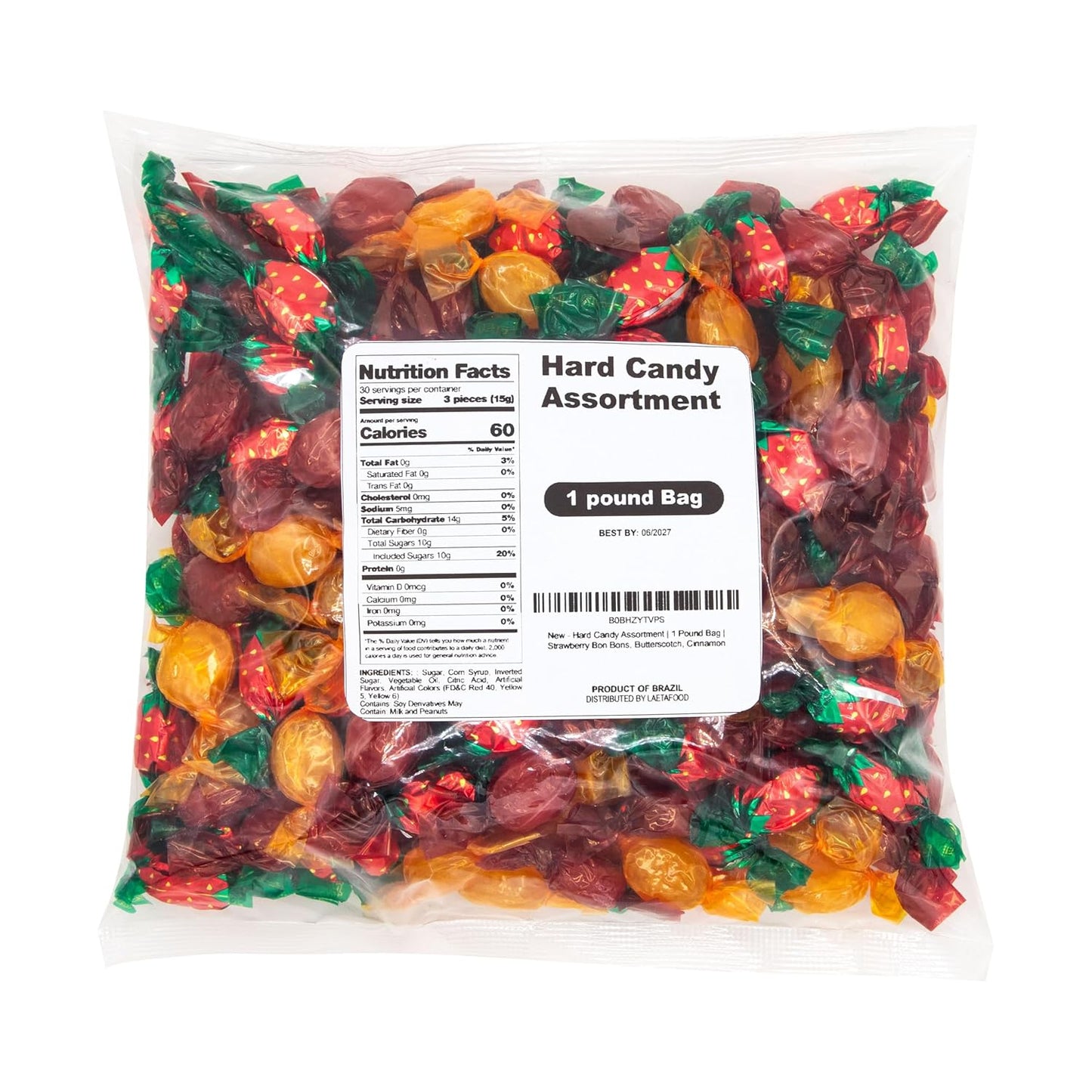 85-piece count in a 1-pound bag for high-volume value