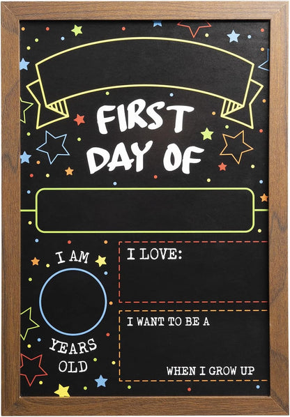 9.17" x 13.27" double-sided sign with integrated frame