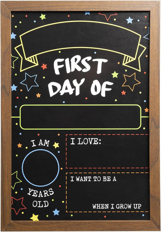 9.17" x 13.27" double-sided sign with integrated frame