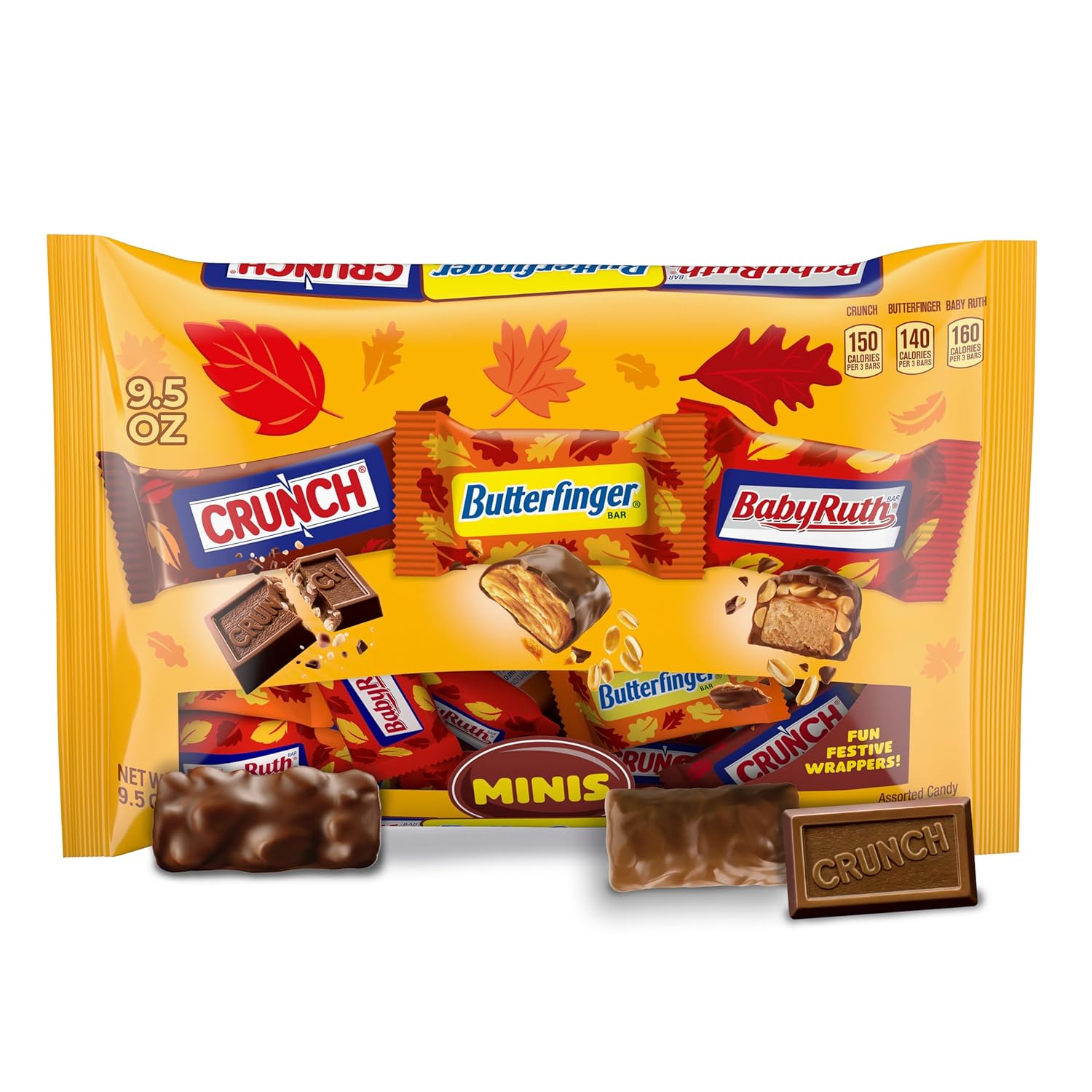 9.5 oz total assortment in a flat 10.25 x 6.75 x 1.75 inch shareable package