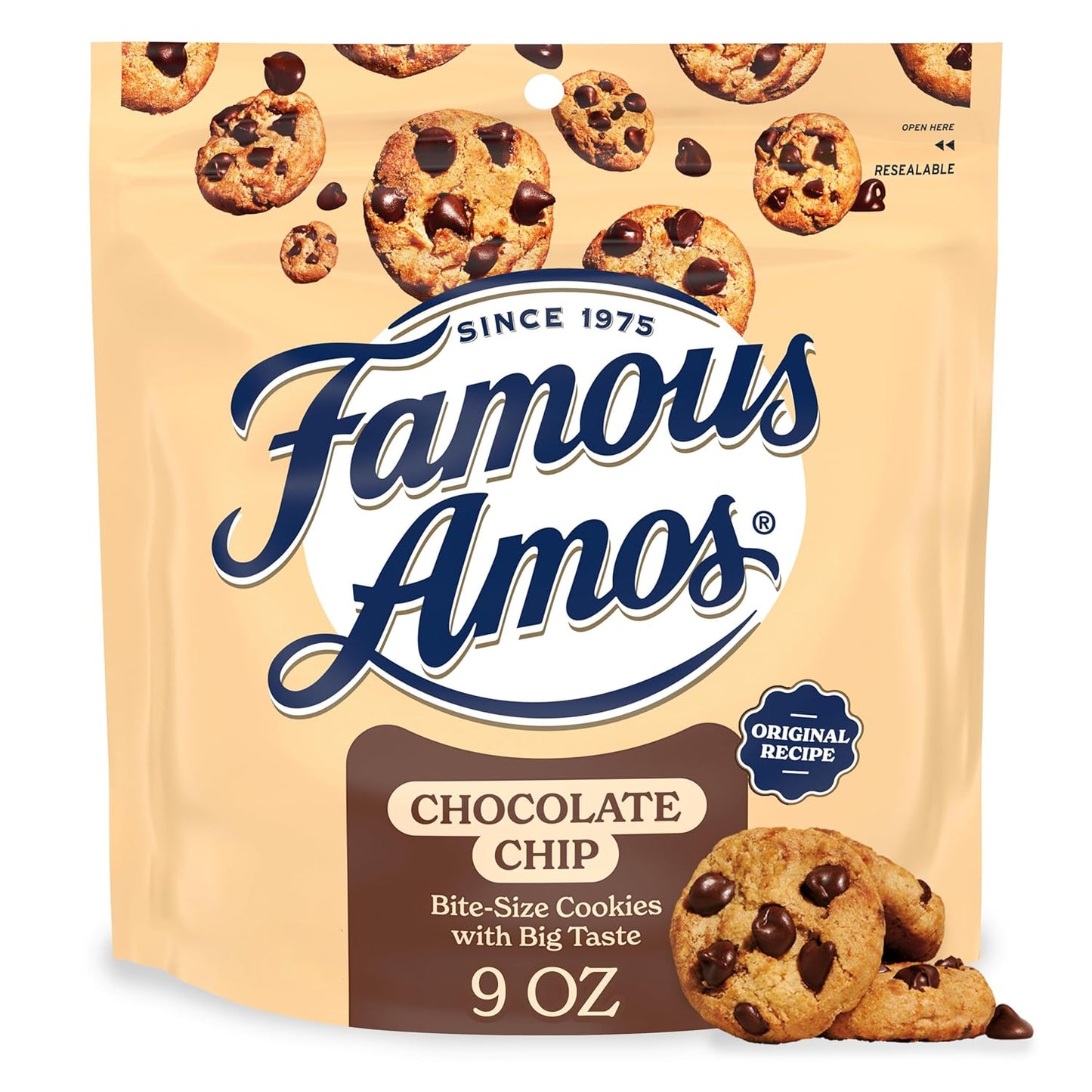 9 oz resealable snack bag for lasting freshness