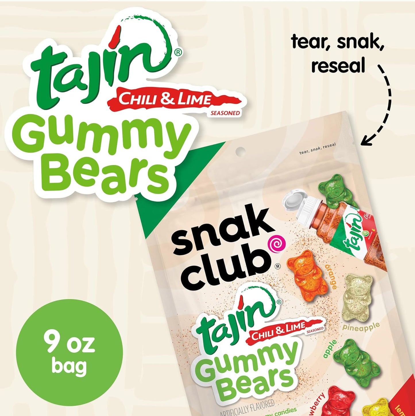 9 oz resealable stand-up pouch