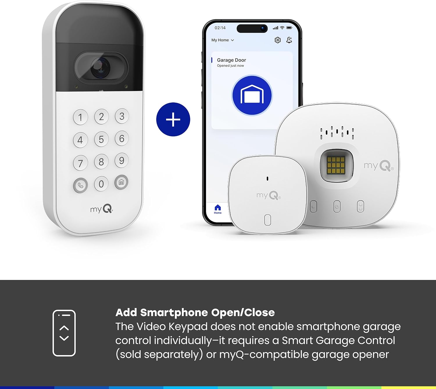 900-foot maximum control range with myq app remote viewing and 1080p live feed