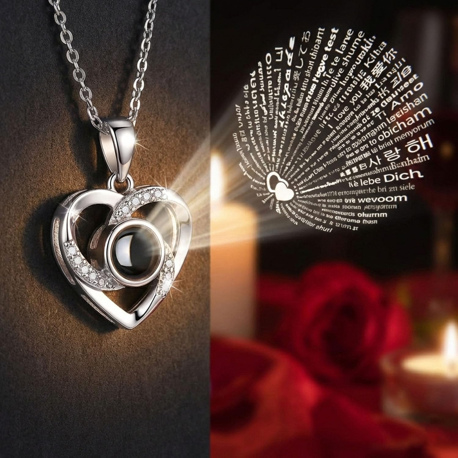 925 sterling silver box chain and polished prong setting
