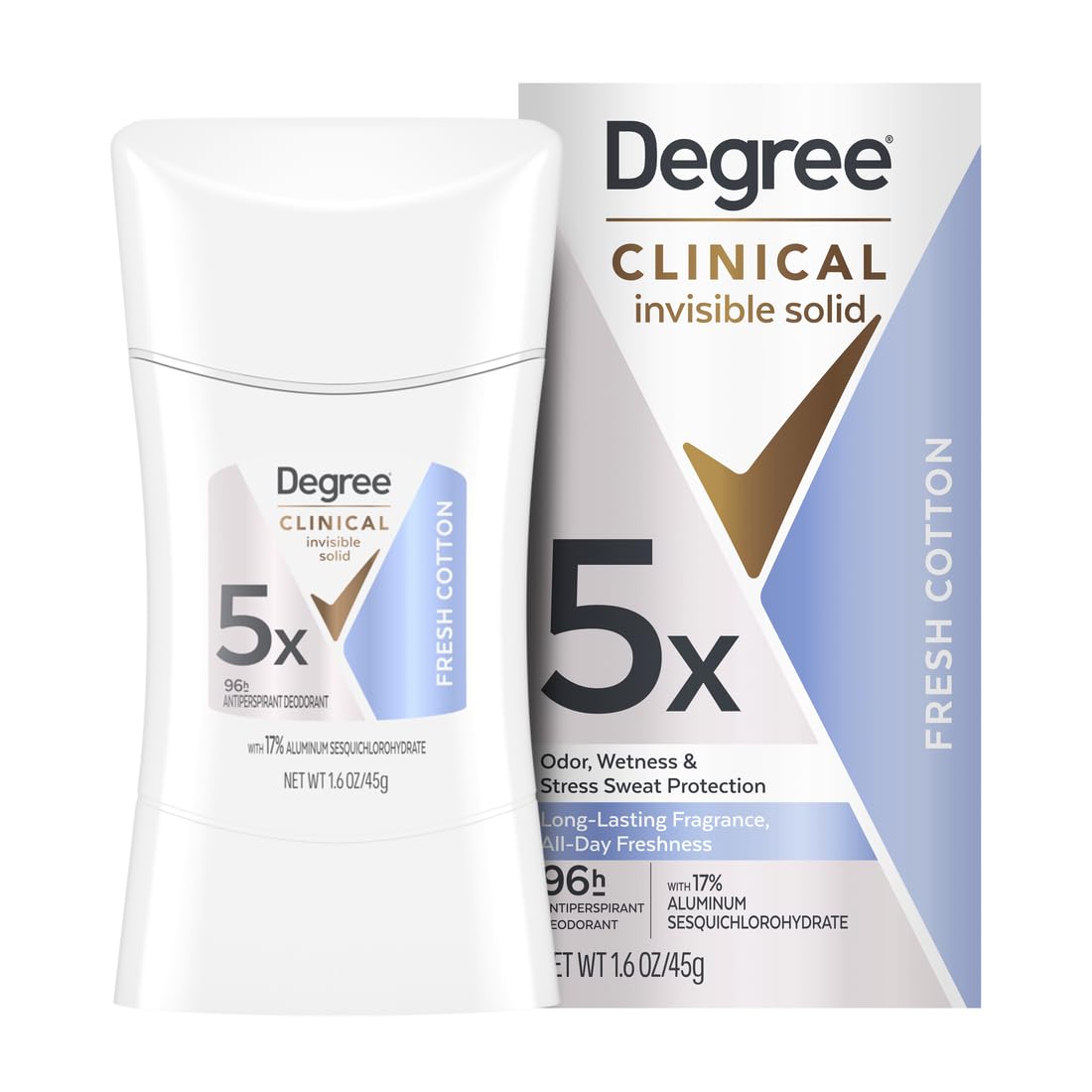 96-hour clinical-strength antiperspirant protection