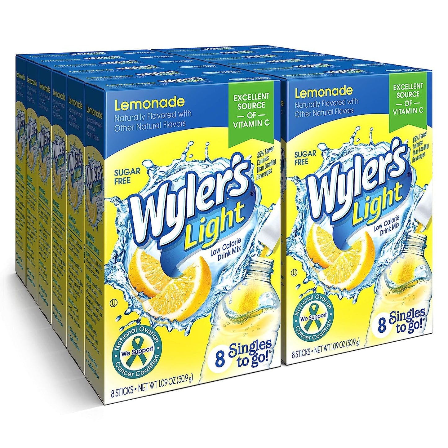96 total servings per case (12 boxes × 8 single-serve packets) for long-lasting bulk value