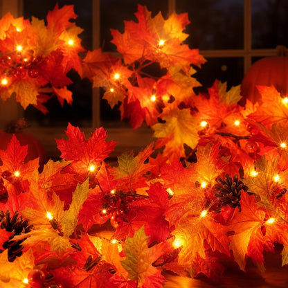 9ft garland length (with 216in/18ft variant available for larger installations)