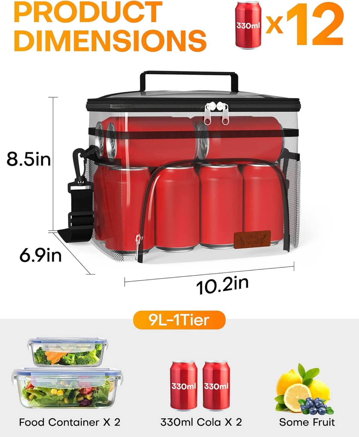 9l base capacity with variant sizes of 9l, 14l, 15l, 20l, and 33l